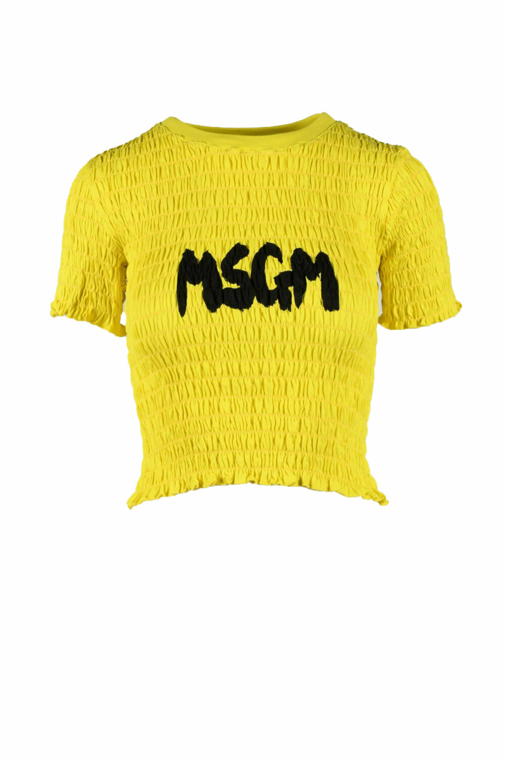 T-shirt MSGM Giallo - Foto 1