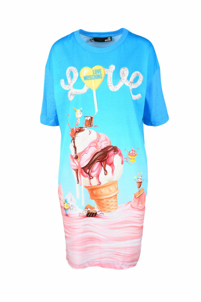 Vestito da completo Love Moschino  Celeste