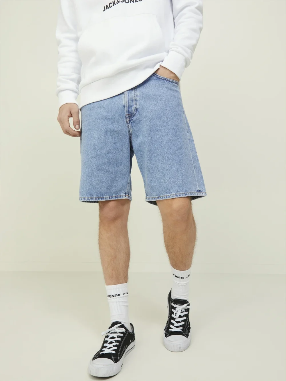 Bermuda Jack Jones jjitony jjoriginal shorts sbd 911sn Denim chiaro - Foto 1