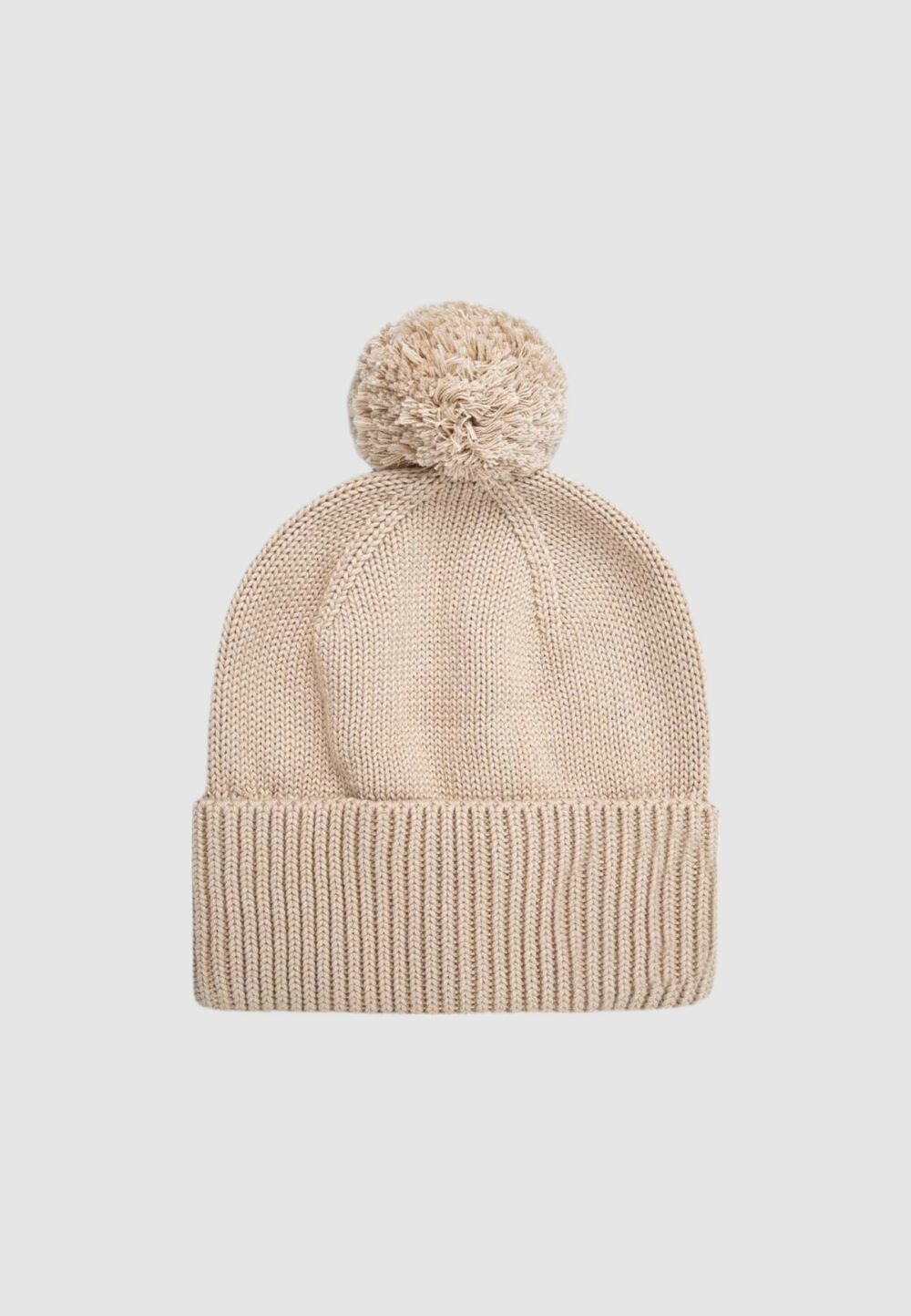 Berretto Calvin Klein seasonal pom pom beanie Beige - Foto 4