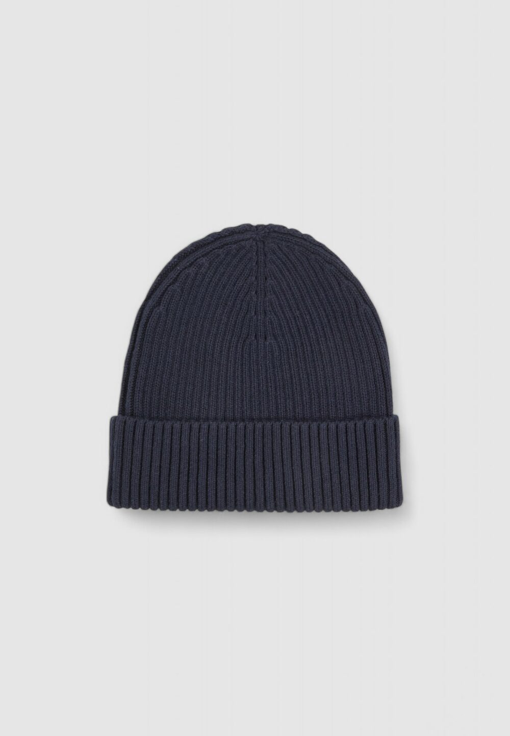 Berretto Calvin Klein classic cotton rib beanie Blu - Foto 2