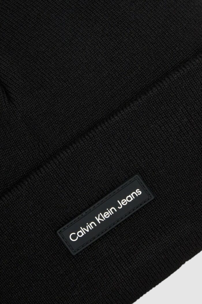 Berretto Calvin Klein inst patch Nero