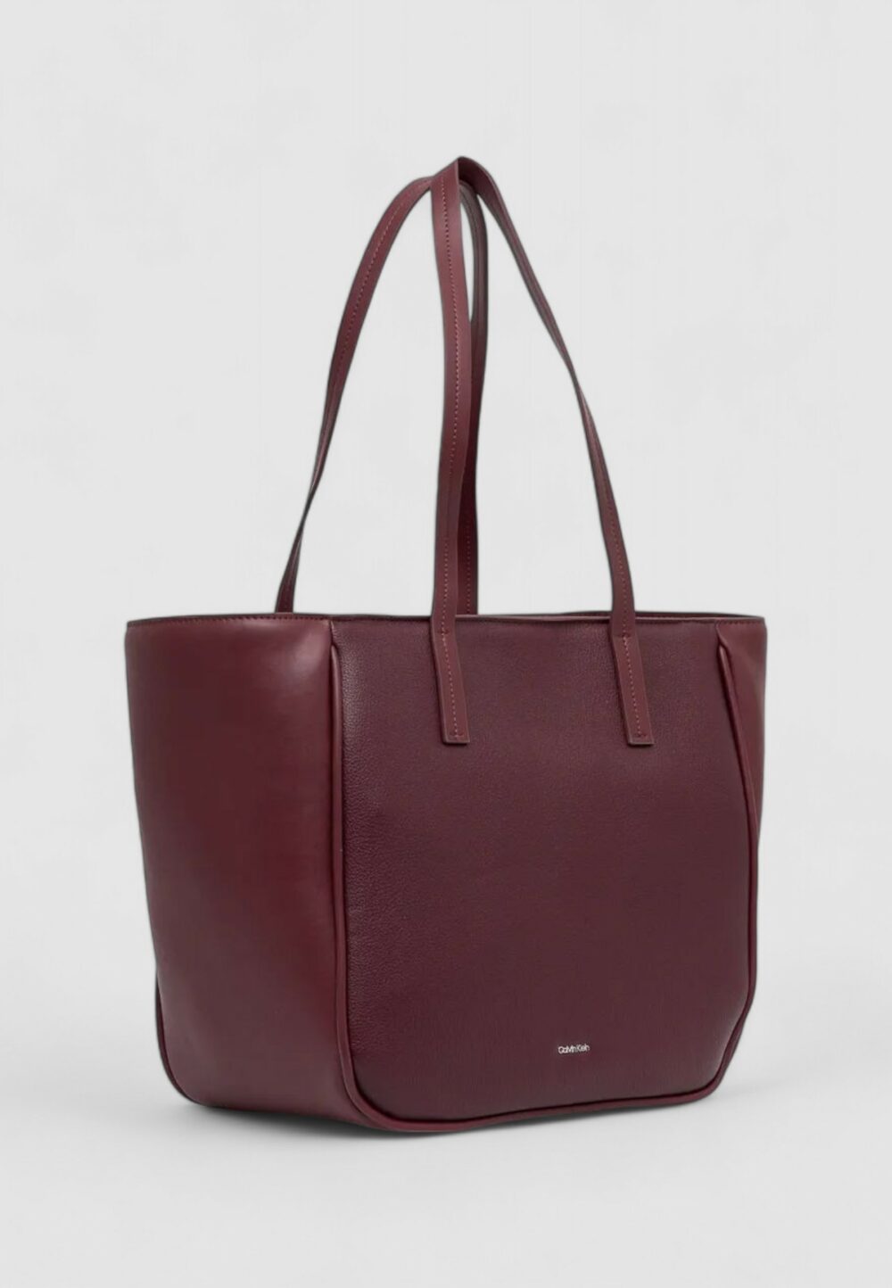 Borsa Calvin Klein ck refine medium Bordeaux - Foto 3