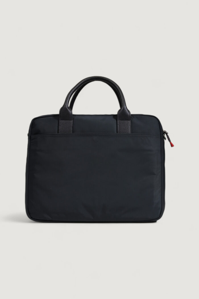 Borsa Tommy Hilfiger th func nylon computer Nero