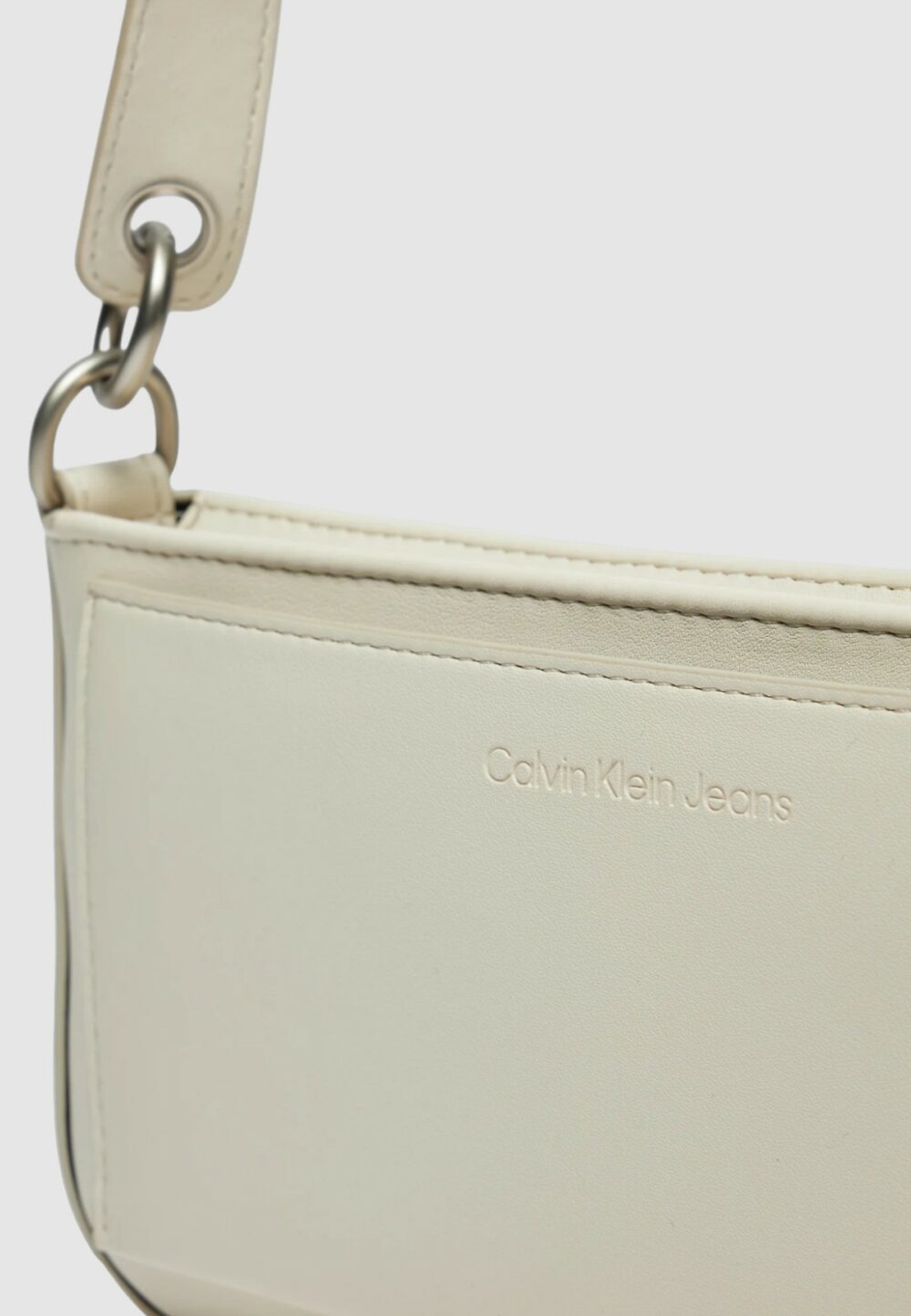 Borsa Calvin Klein Jeans sculpted shoulder pouch25 deboss Beige - Foto 5