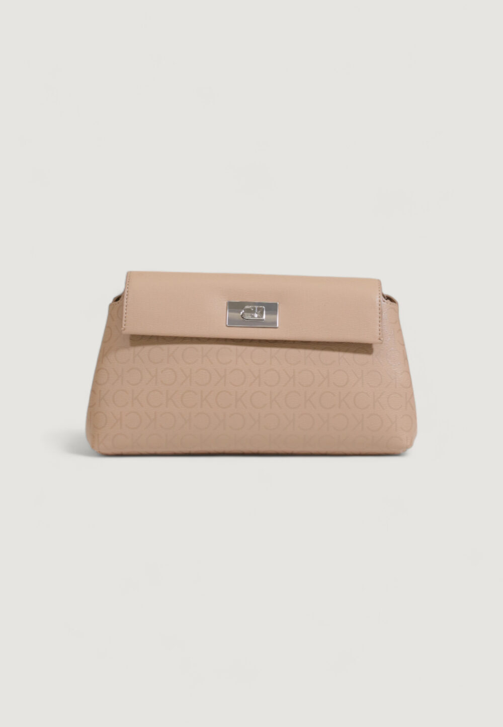 Borsa Calvin Klein ck push shoulder bag Beige scuro - Foto 1