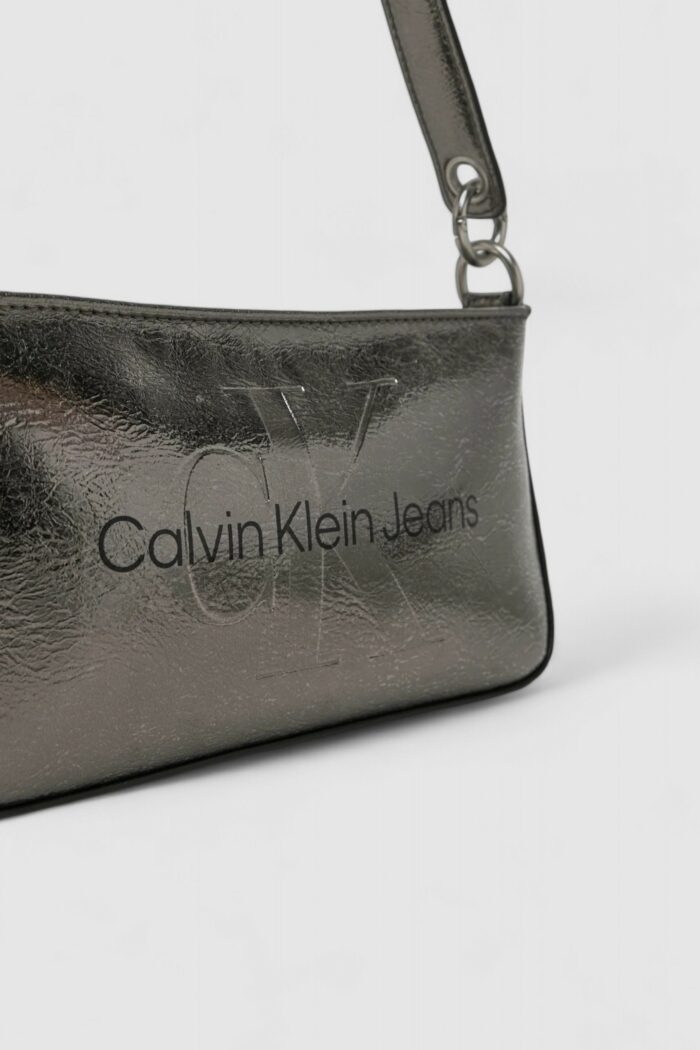 Borsa Calvin Klein Jeans sculpted shoulder pouch Antracite