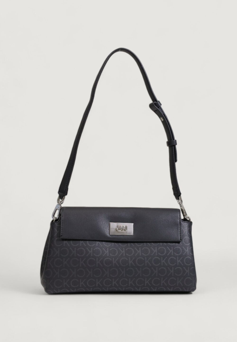 Borsa Calvin Klein ck push shoulder bag Nero - Foto 4