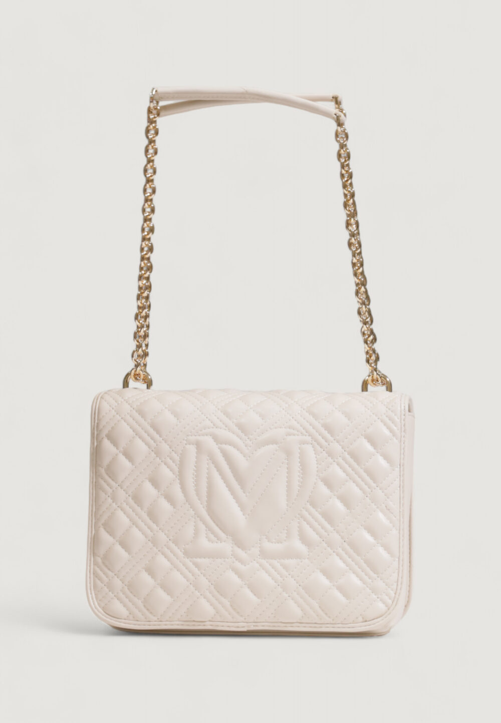 Borsa Love Moschino quilted nappa Beige chiaro - Foto 2