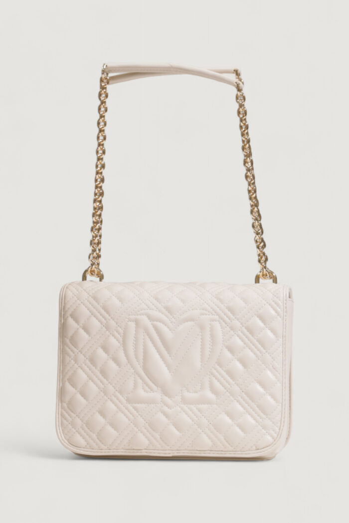 Borsa Love Moschino quilted nappa  Beige chiaro