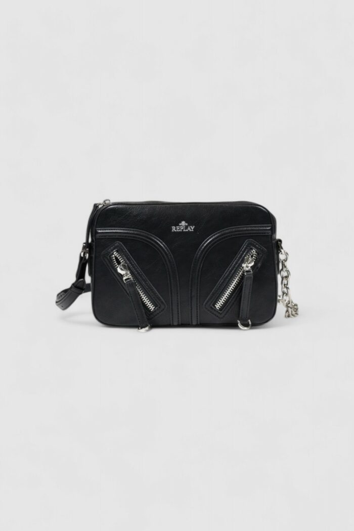 Borsa Replay vintage pu Nero