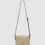 Borsa Calvin Klein Jeans minimal monogram camera bag Beige - Foto 1