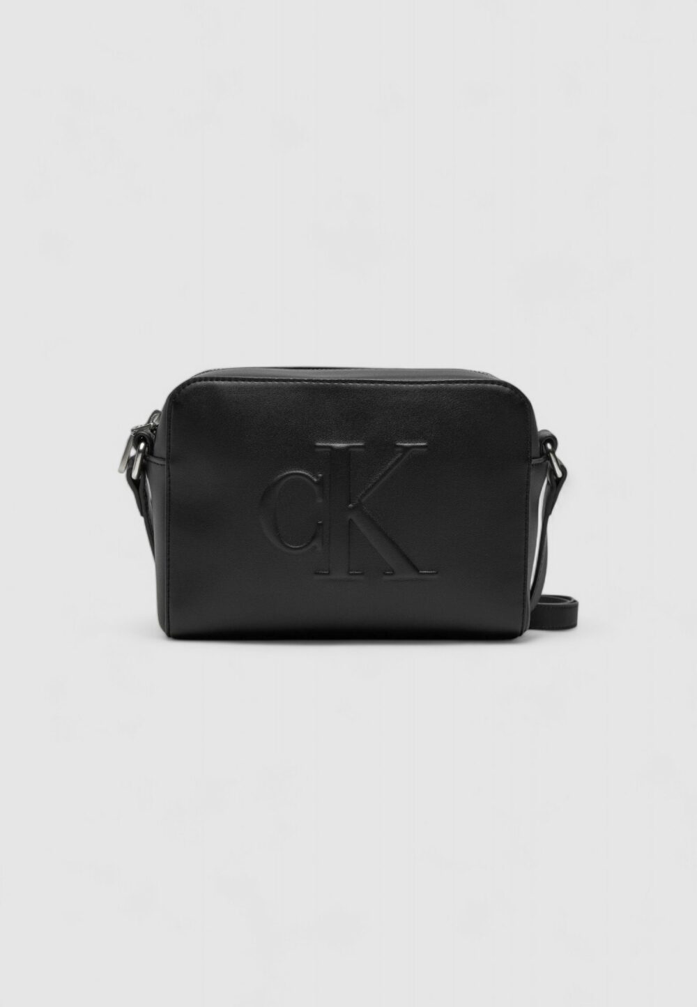 Borsa Calvin Klein Jeans sculpted camera bag deboss Nero - Foto 1