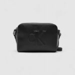 Borsa Calvin Klein Jeans sculpted camera bag deboss Nero - Foto 1