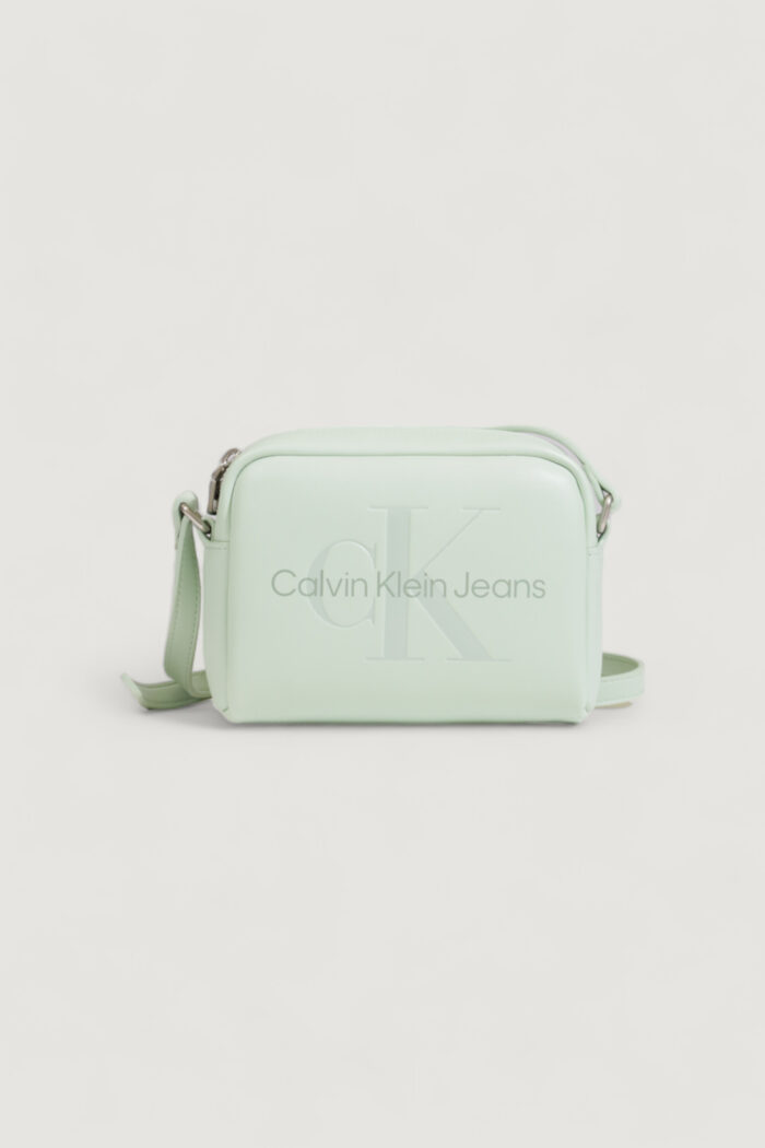 Borsa Calvin Klein Jeans sculpted camera 18 mono Tiffany