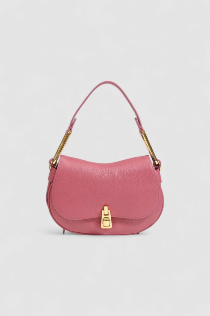 Borsa Coccinelle grained leather Rosa