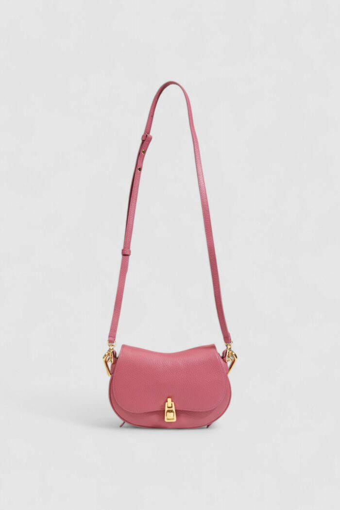 Borsa Coccinelle grained leather Rosa