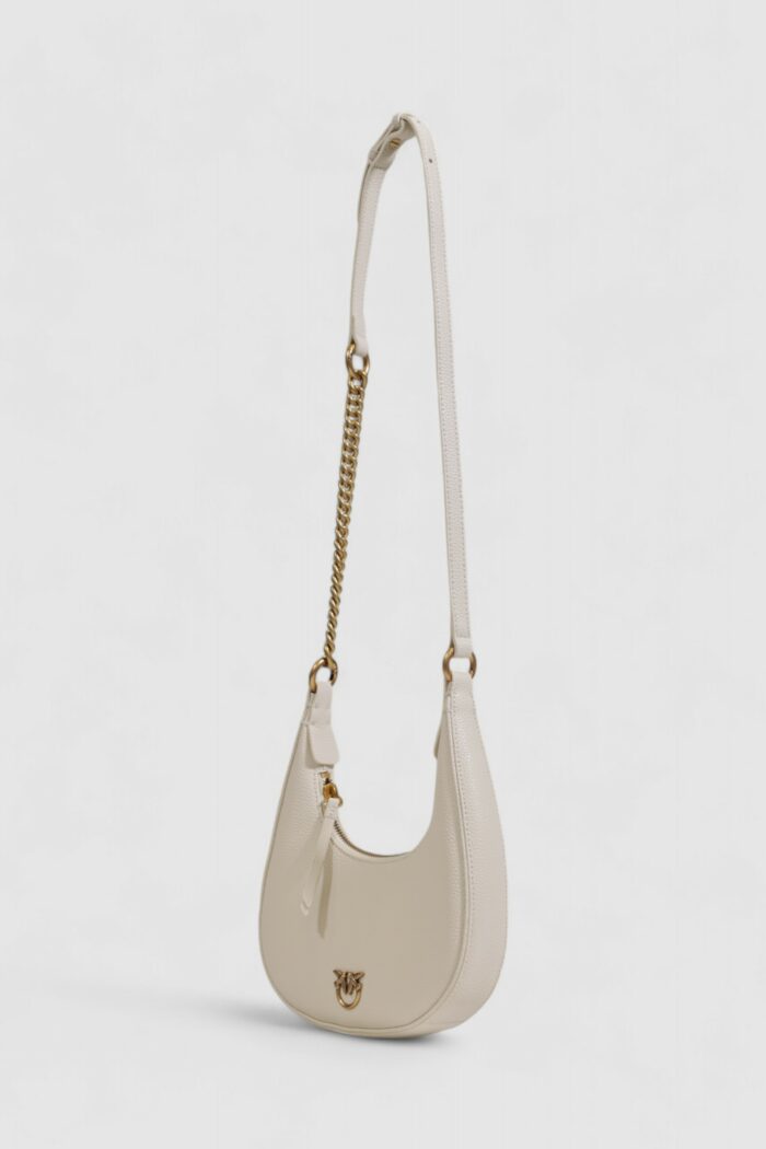 Borsa Pinko brioche hobo mini Bianco