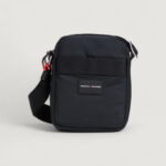 Borsa Tommy Hilfiger th func nylon mini reporter Nero - Foto 1