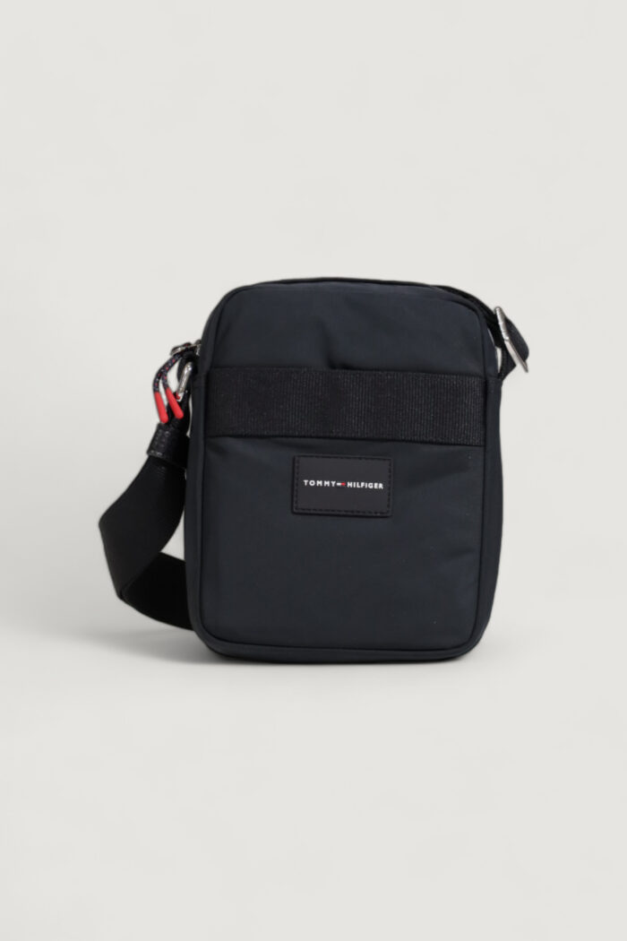 Borsa Tommy Hilfiger th func nylon mini reporter Nero