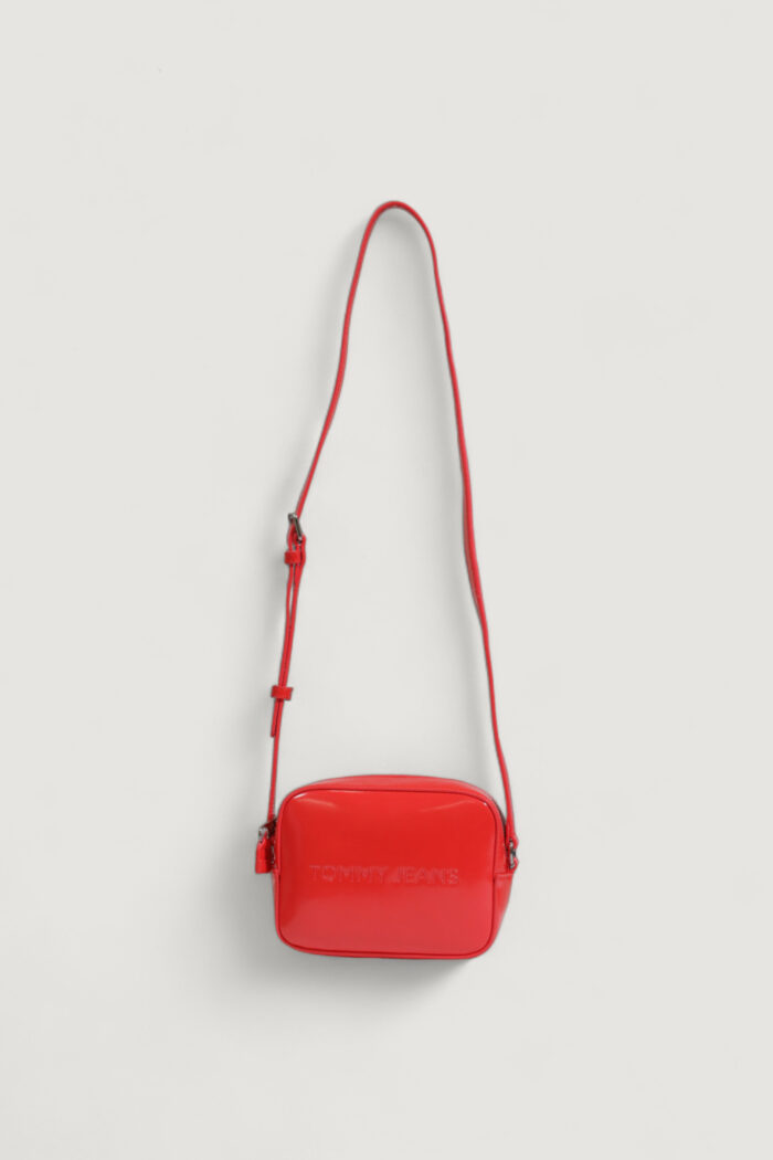 Borsa Tommy Hilfiger tjw ess must camera seasonal Rosso