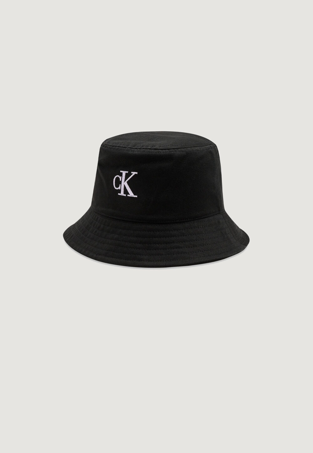 Bucket Calvin Klein Jeans monogram embro bucket hat Nero - Foto 1