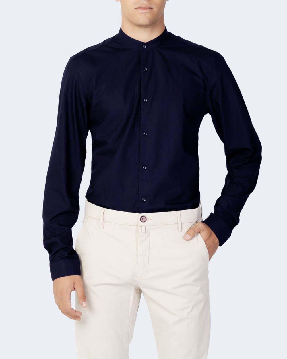 Camicia manica lunga Antony Morato seoul slim fit Blu - Foto 1