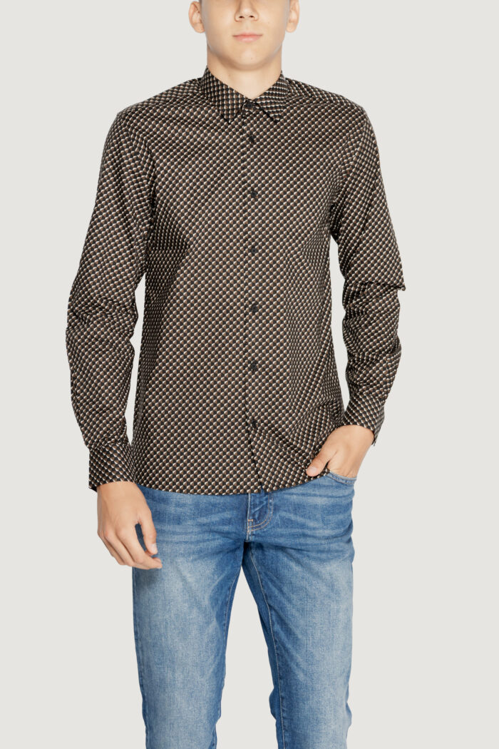 Camicia manica lunga Antony Morato barcelona Marrone