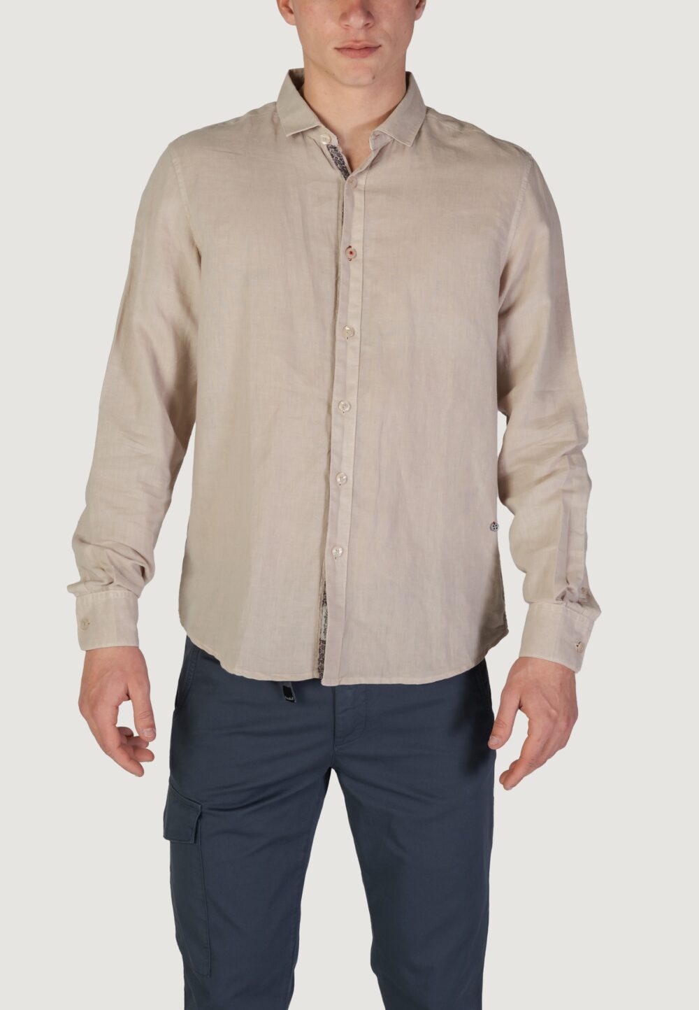 Camicia manica lunga In My Hood Beige - Foto 1