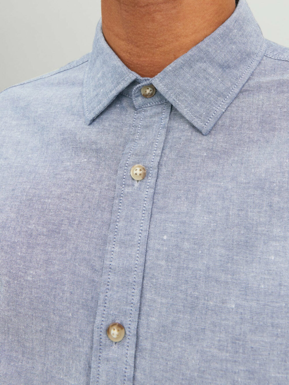 Camicia manica lunga Jack Jones jjesummer shirt l/s s23 sn Blu - Foto 2