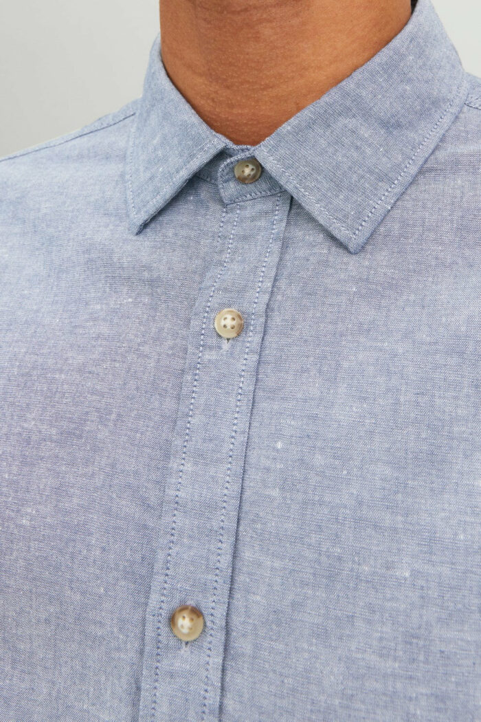 Camicia manica lunga Jack Jones jjesummer shirt l/s s23 sn Blu