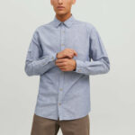 Camicia manica lunga Jack Jones jjesummer shirt l/s s23 sn Blu - Foto 1