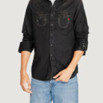 Camicia manica lunga Replay 6.5 oz Nero - Foto 1