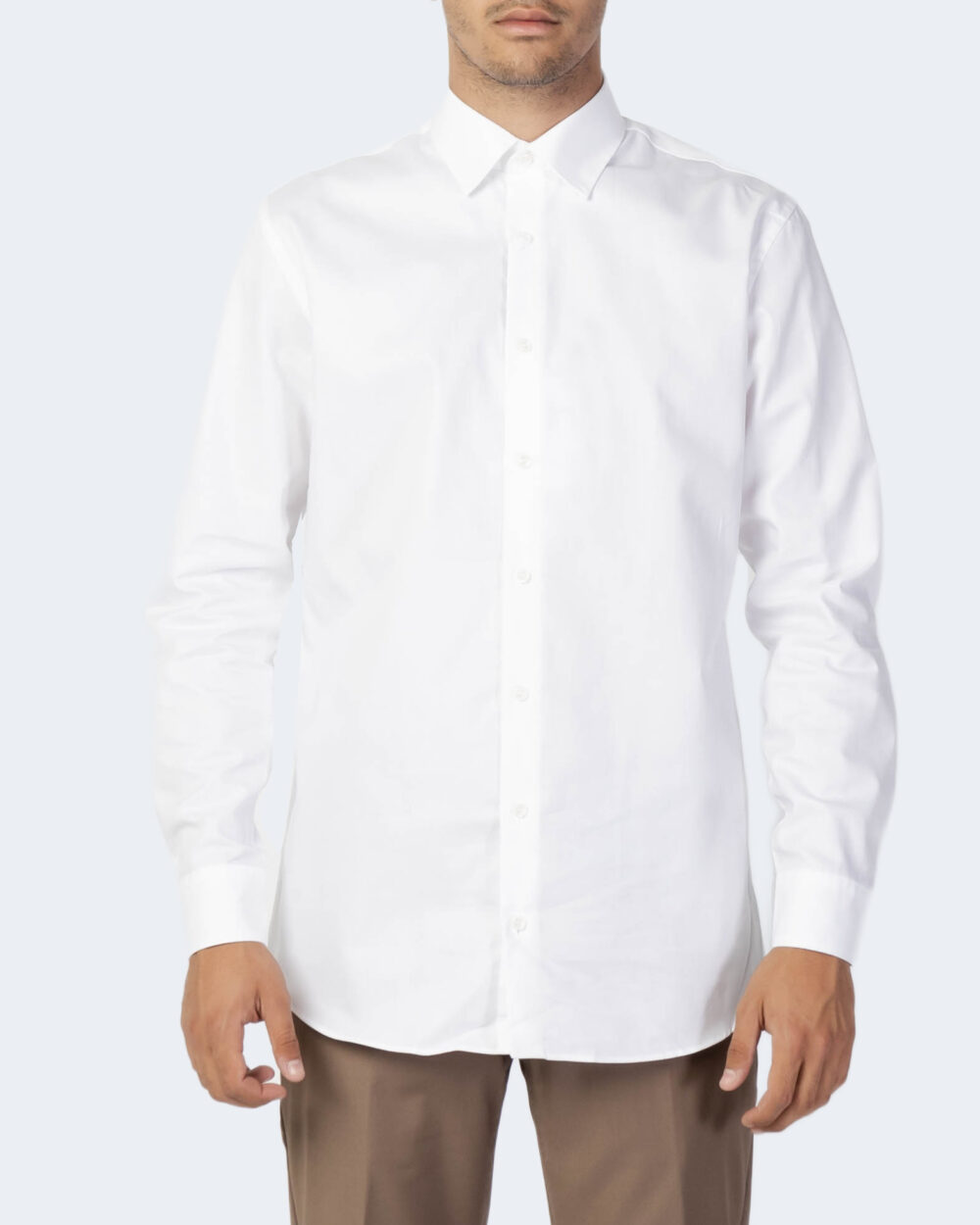 Camicia manica lunga Selected slhregethan shirt ls classic b noos Bianco - Foto 5