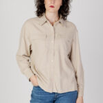 Camicia manica lunga Only onlcaro l/s ovs linen bl shirt cc pnt Beige - Foto 1