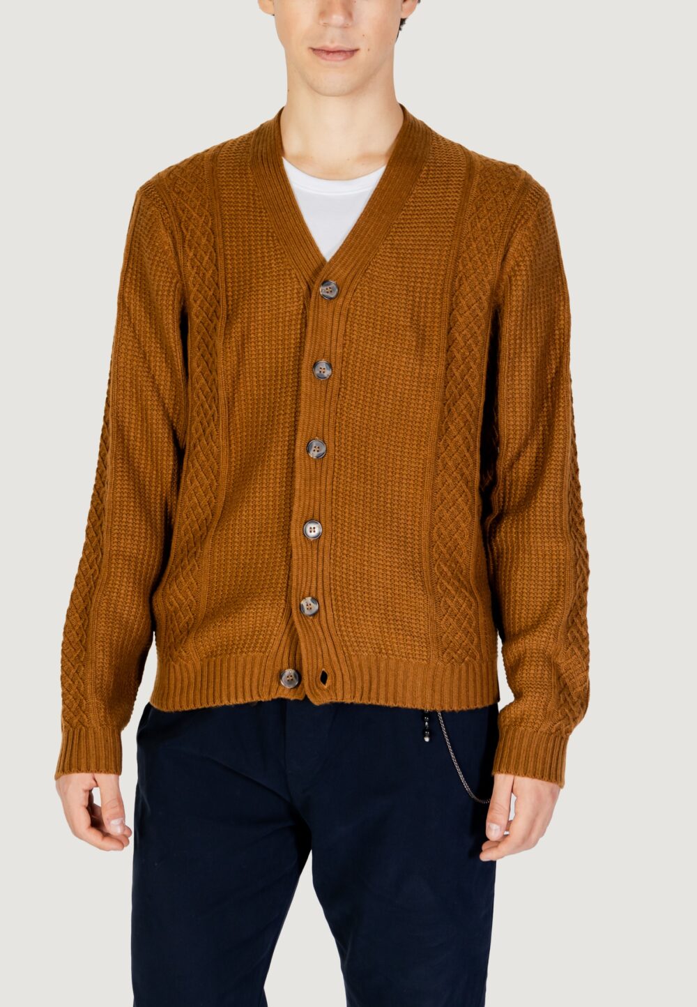 Cardigan HAMAKI-HO Beige scuro - Foto 5