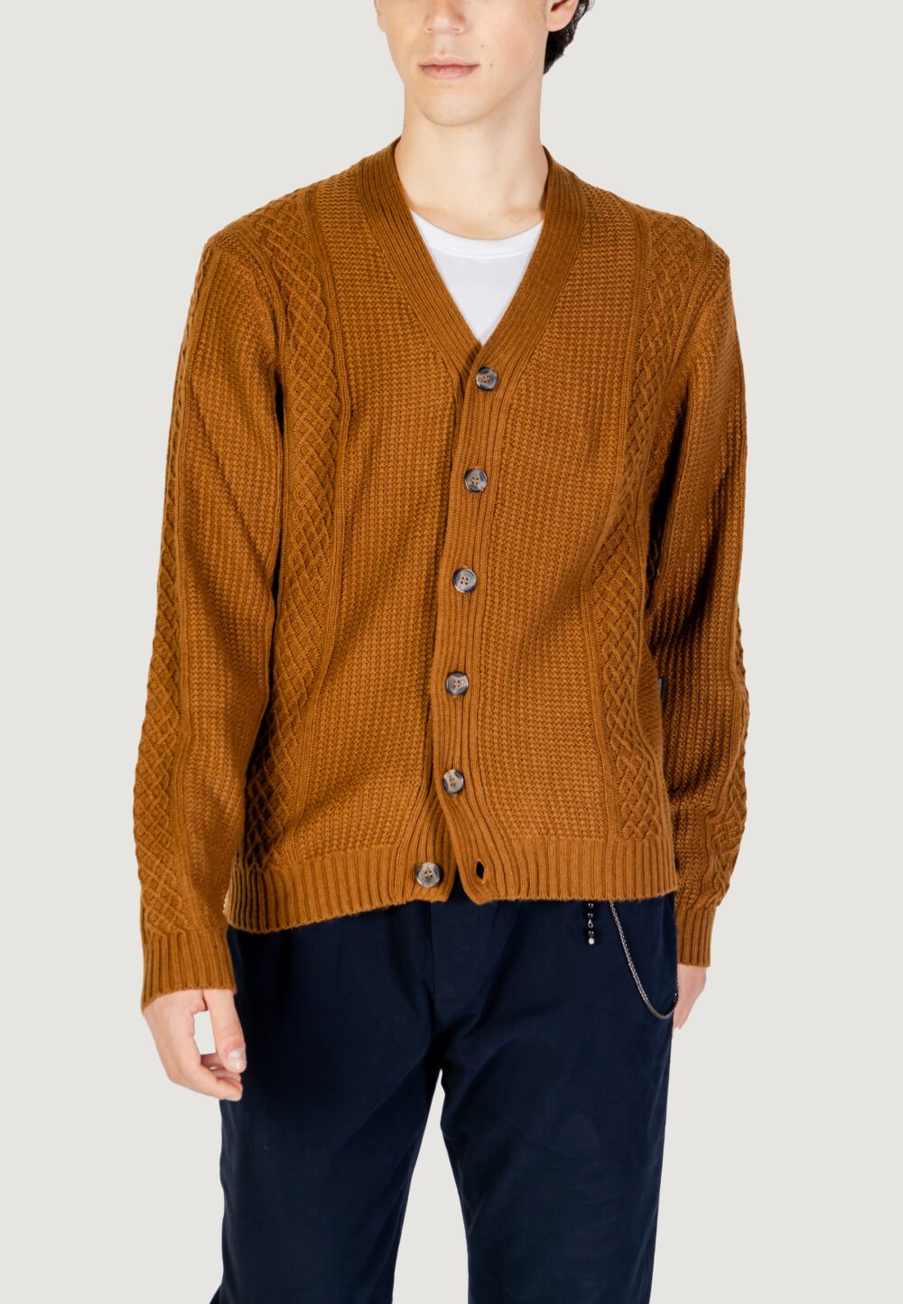 Cardigan HAMAKI-HO Beige scuro - Foto 6