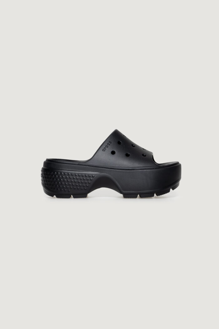 Ciabatte con fascia CROCS stomp slide Nero