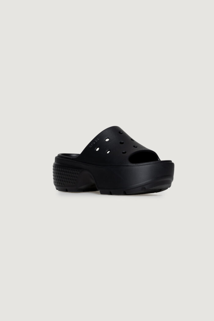 Ciabatte con fascia CROCS stomp slide Nero