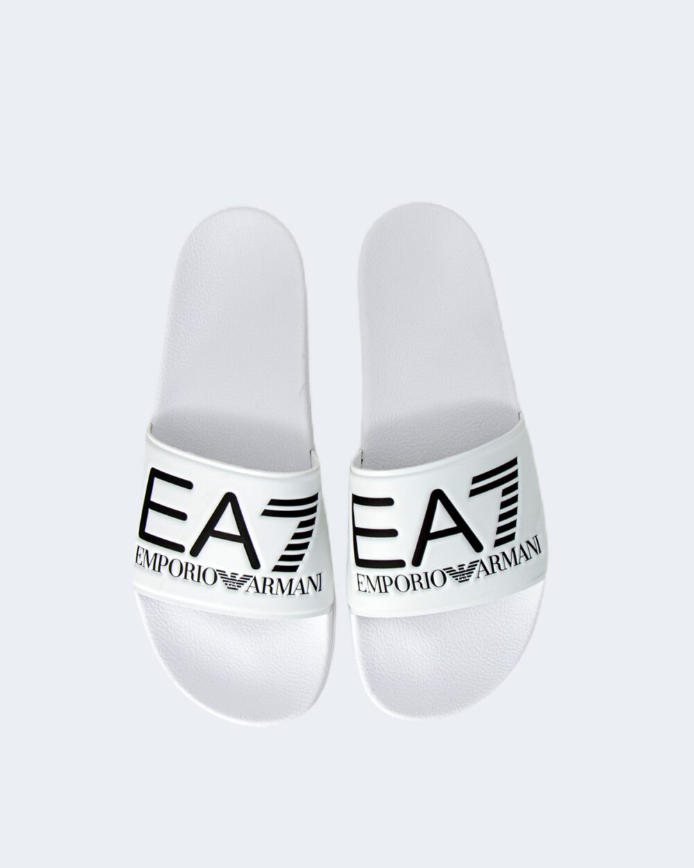 Ciabatte con fascia EA7 unisex Bianco - Foto 2