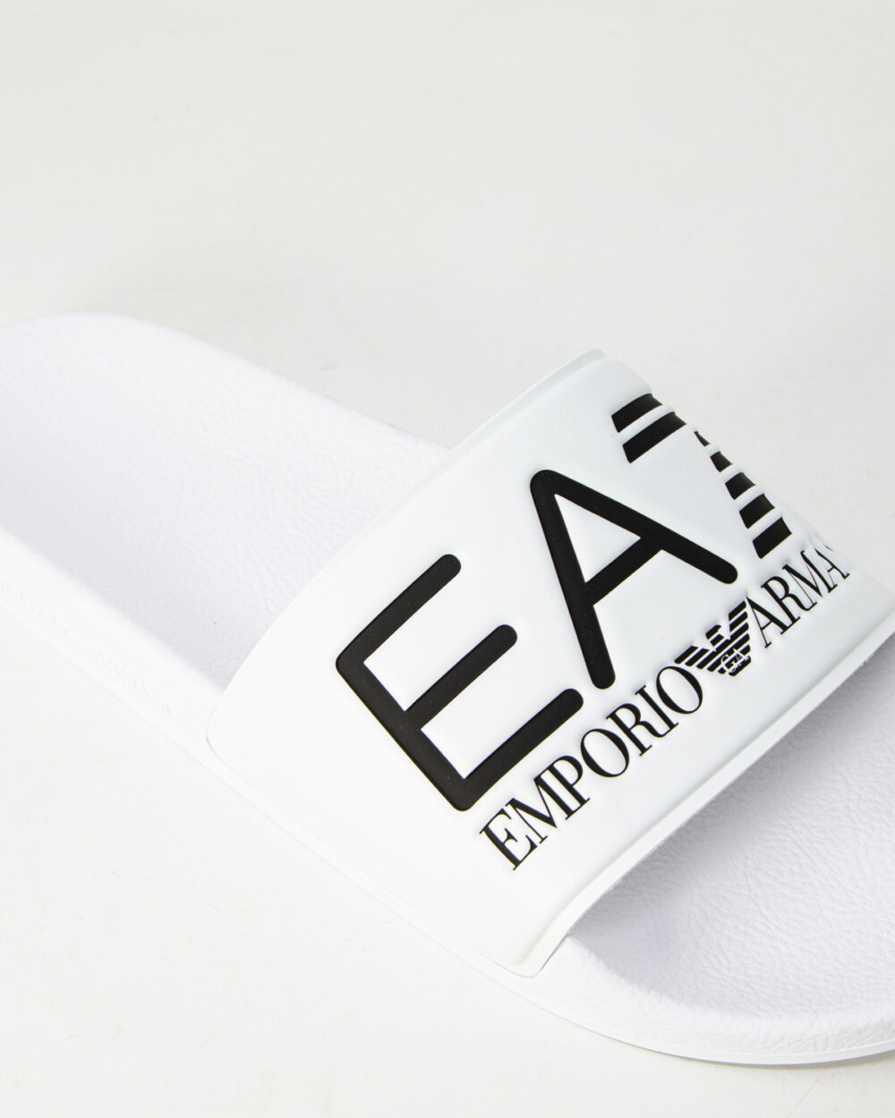 Ciabatte con fascia EA7 unisex Bianco - Foto 3