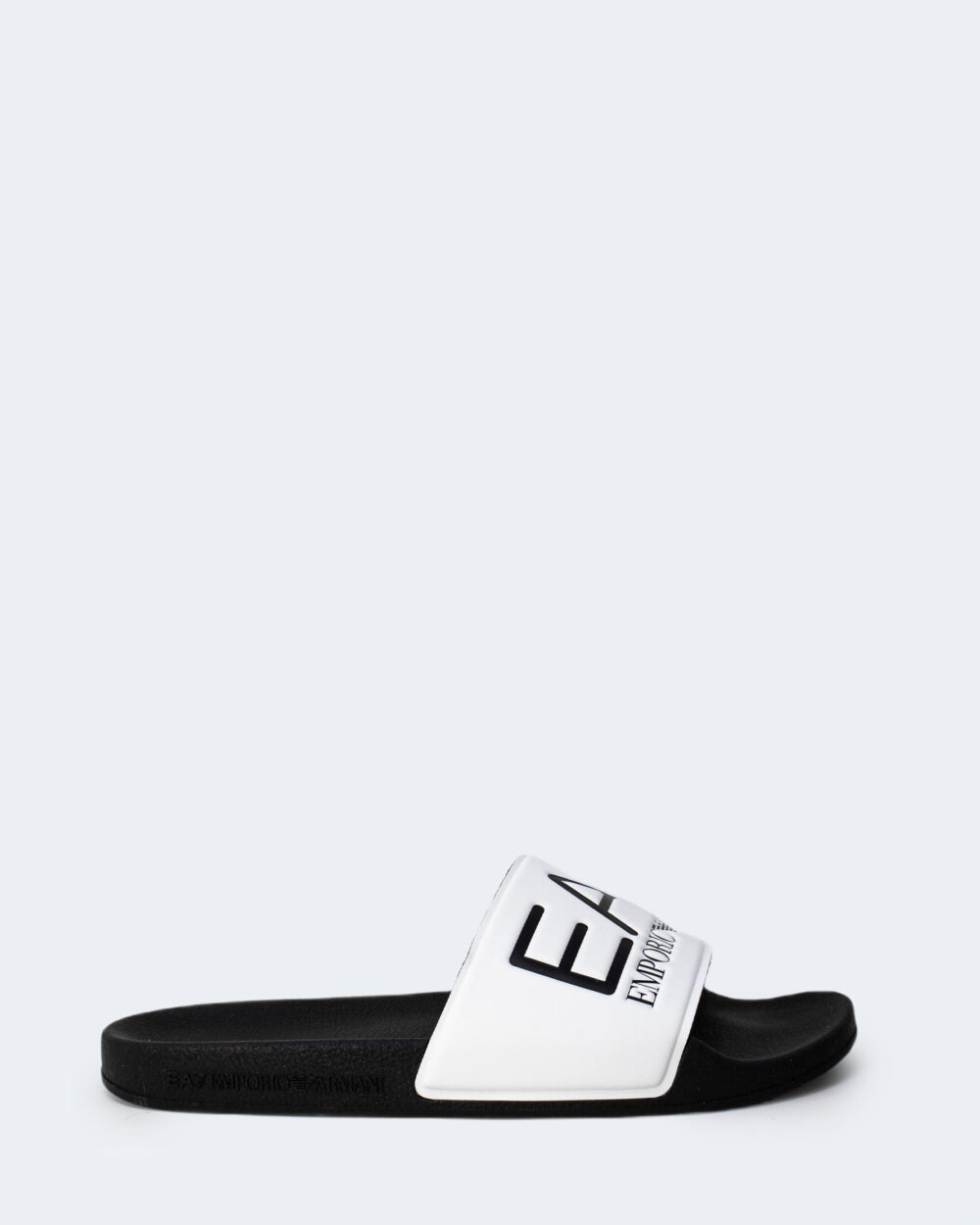 Ciabatte con fascia EA7 unisex Black-White - Foto 1