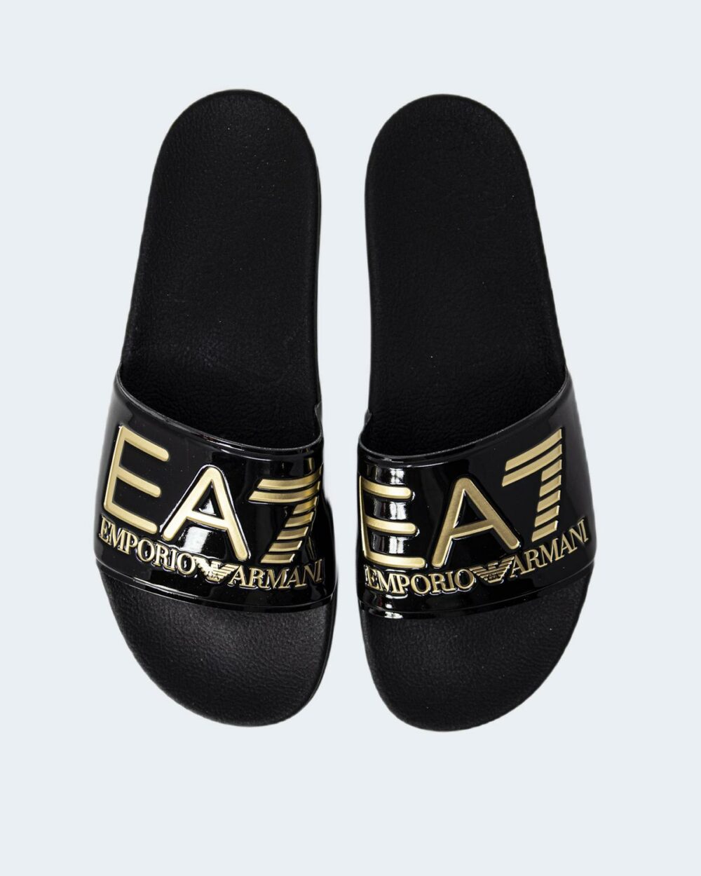 Ciabatte con fascia EA7 unisex Oro - Foto 2