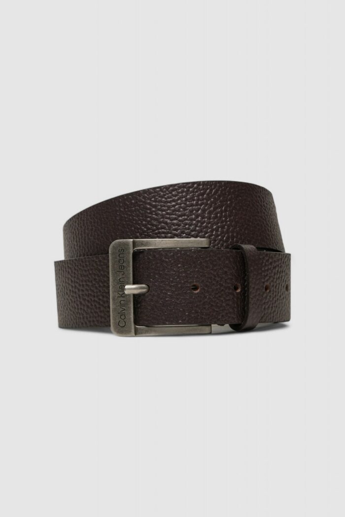 Cinta Calvin Klein Jeans classic nos lthr belt 40mm Marrone