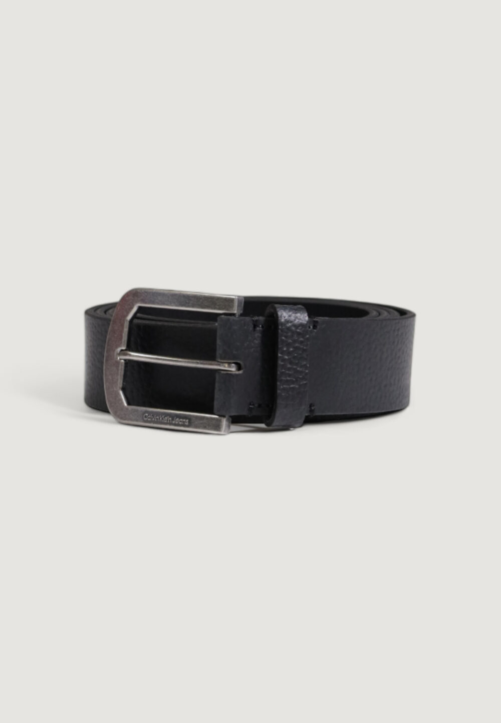 Cinta Calvin Klein classic pin buckle lthr 35mm Nero - Foto 1