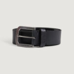 Cinta Calvin Klein classic pin buckle lthr 35mm Nero - Foto 1