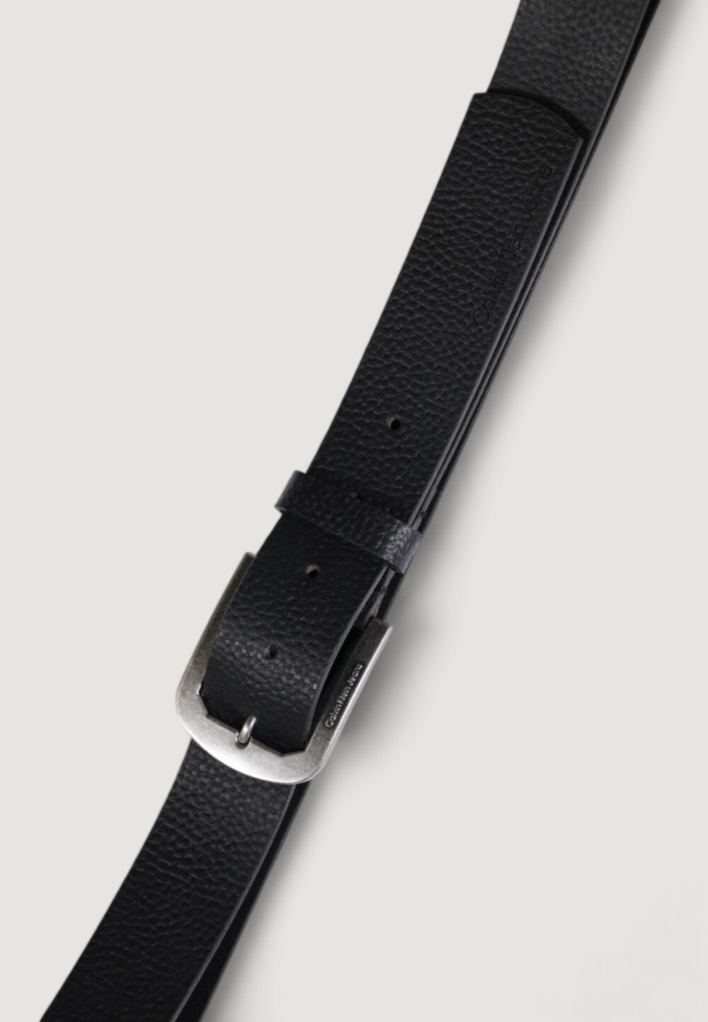 Cinta Calvin Klein classic pin buckle lthr 35mm Nero - Foto 4