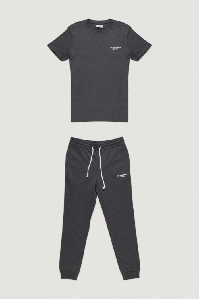 Tuta Jack Jones jachexa lw ss tee and sweat pants set Grigio