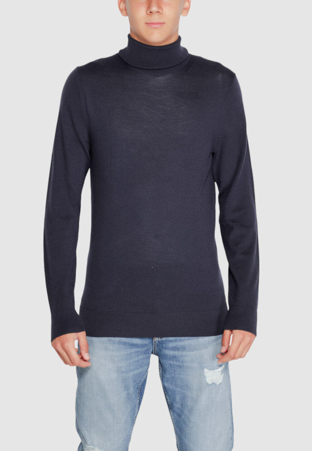 Dolcevita Calvin Klein merino rws turtle Blue scuro - Foto 1