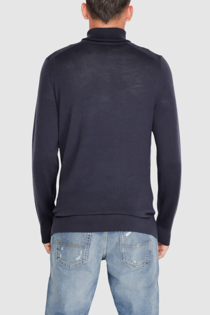 Dolcevita Calvin Klein merino rws turtle Blue scuro